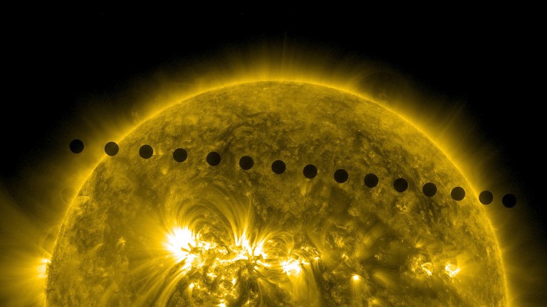 Tránsito de Venus por el Sol