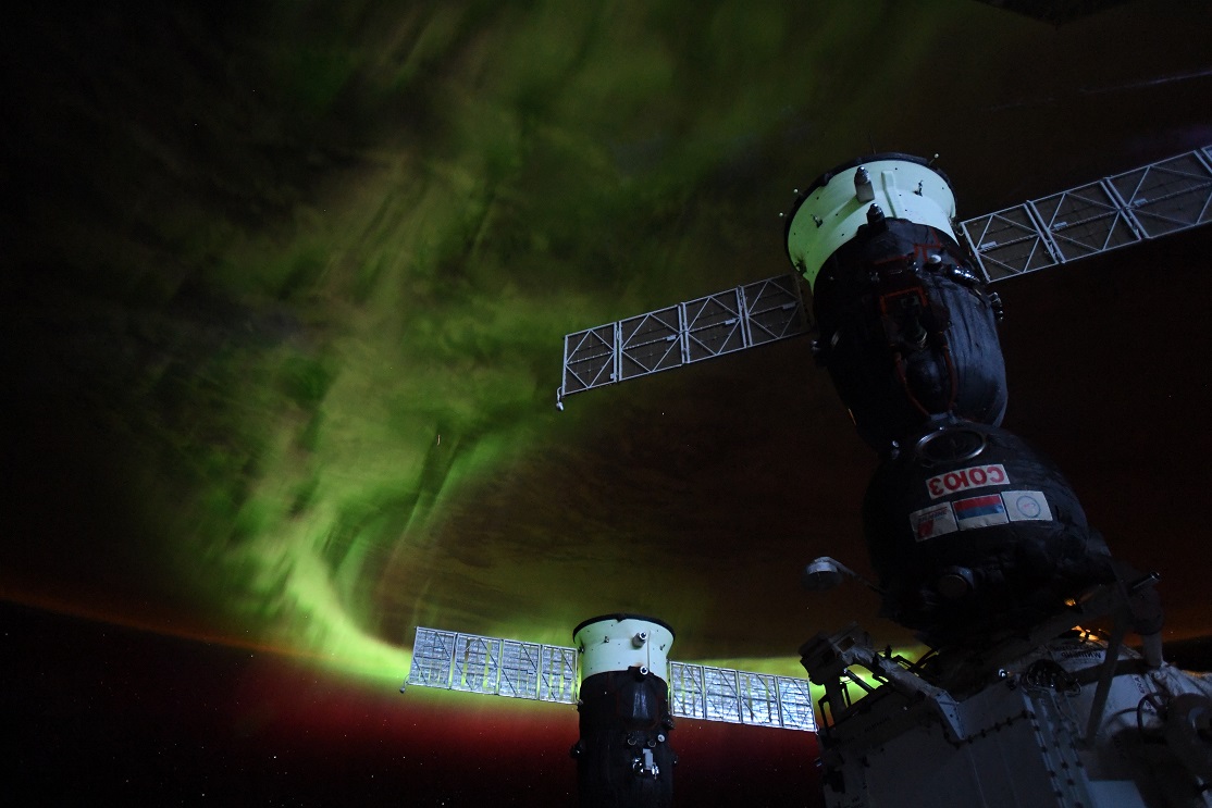 Aurora Austral desde la ISS